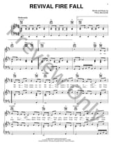 Revival Fire Fall piano sheet music cover